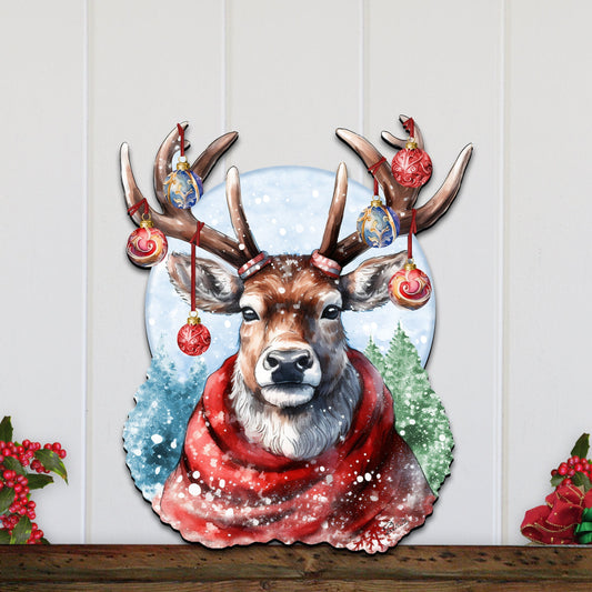 Christmas Mood Holiday Door Decor by G. Debrekht - Christmas Decor - 8611034H