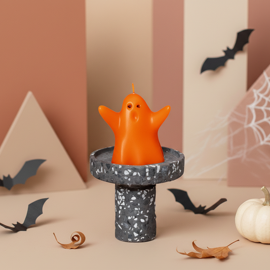 Ghost Candle | Halloween Decor