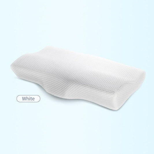 Memory Foam Bed Orthopedic Pillow Neck Protection Slow Rebound Memory Pillow Butterfly Shaped Health Cervical Neck Cotton Pillow Bed Orthopedic Pillow For Cervical Pillow Slow Rebound Adult Neck Guard Pillow Sleep Pillow Orthopedic Contour Memory Foam