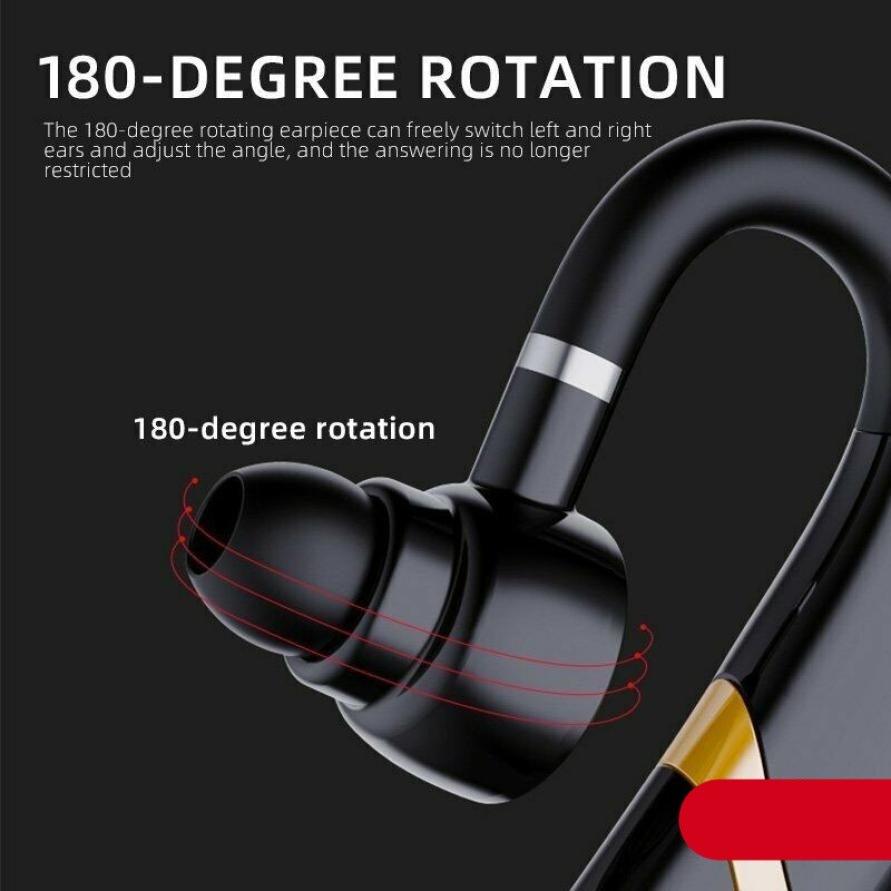 Mini Wireless Earbuds Bluetooth 5.0 In Ear Light-Weight Headphones Built-in Microphone Quality Sound Long Distance Wireless Bluetooth Earphone Ear Hook Business Single Headphone With Mic Handsfree Drive Call Sports Headset Earbud For Phones