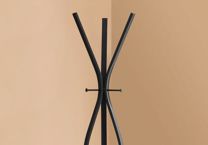 Free Standing Coat Rack 3 Hooks For Entryway