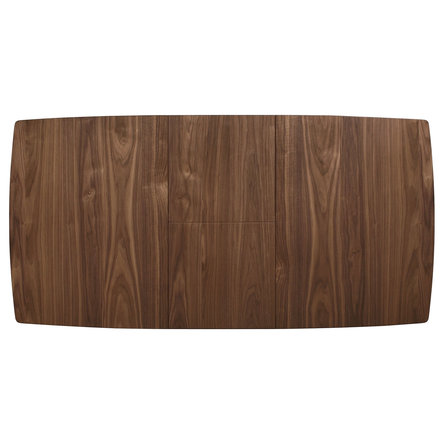Alfredo 63-inch Extension Leaf Dining Table Natural Walnut