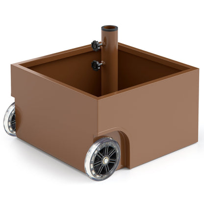 150 Pounds Patio Umbrella Base Stand Wheels Planter Outdoor