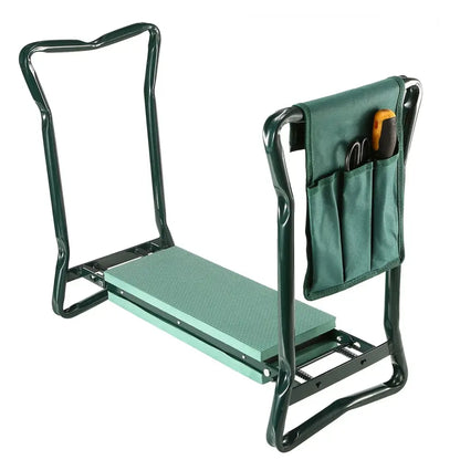 Foldable Garden Kneeler Seat with Tool Pouch