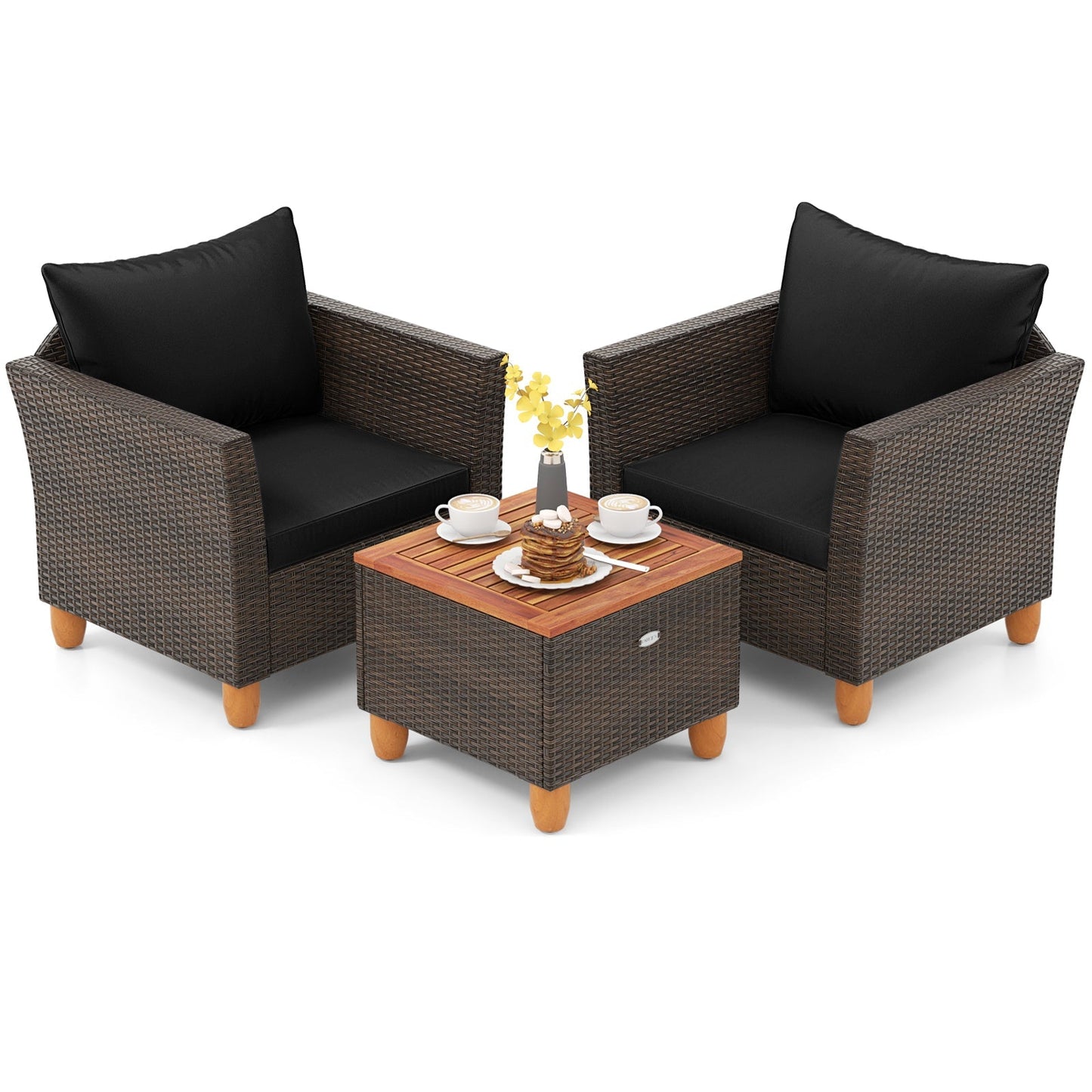 3 Pieces Patio