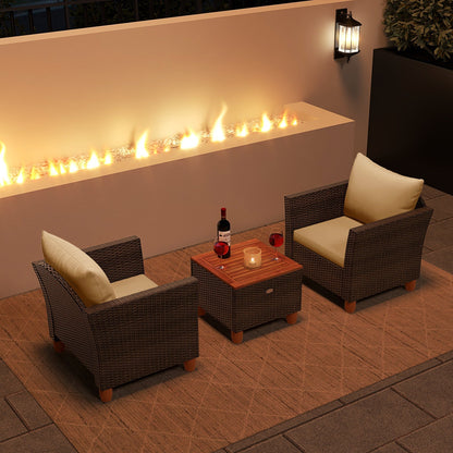 3 Pieces Patio