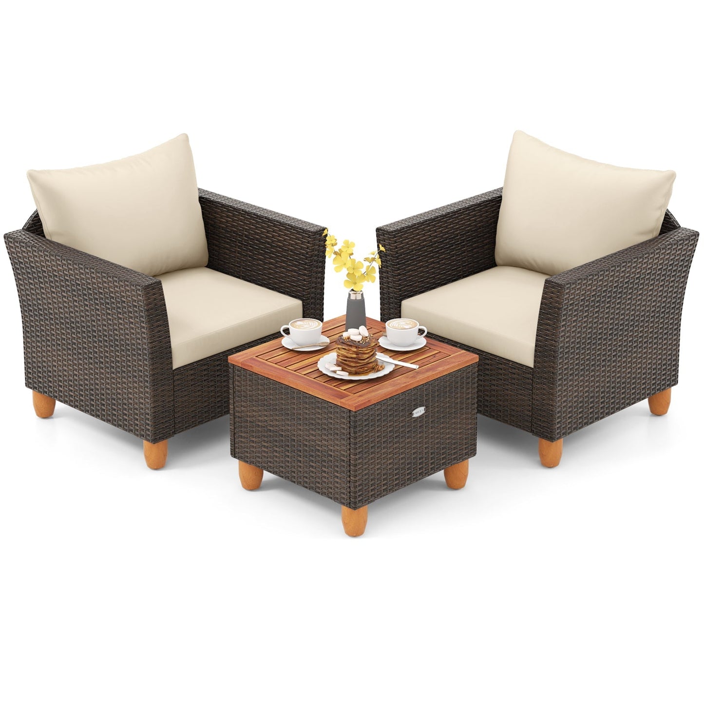 3 Pieces Patio