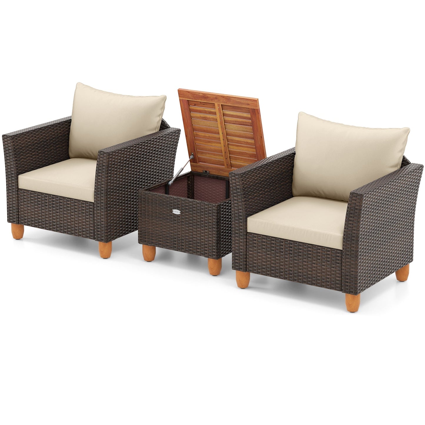 3 Pieces Patio