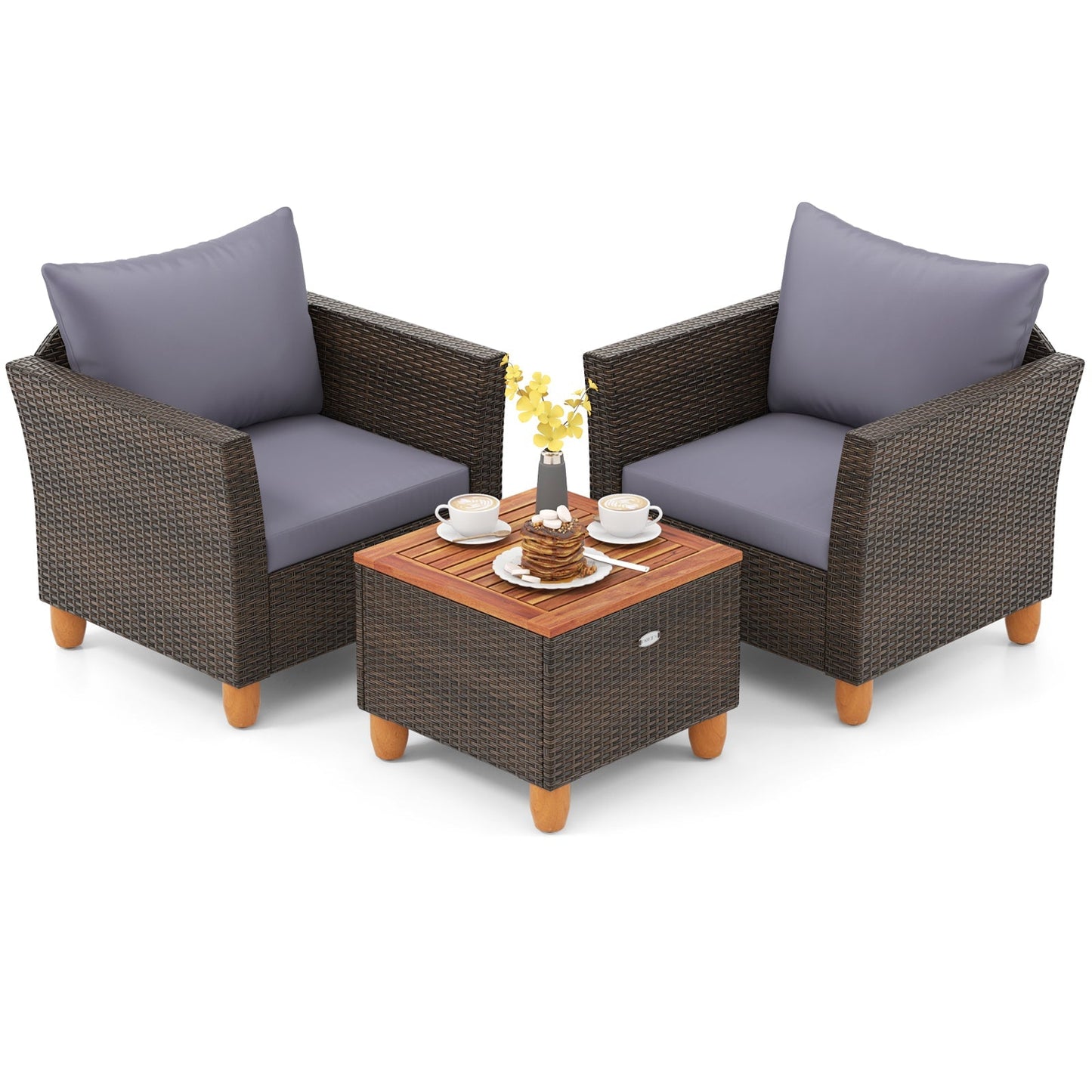 3 Pieces Patio