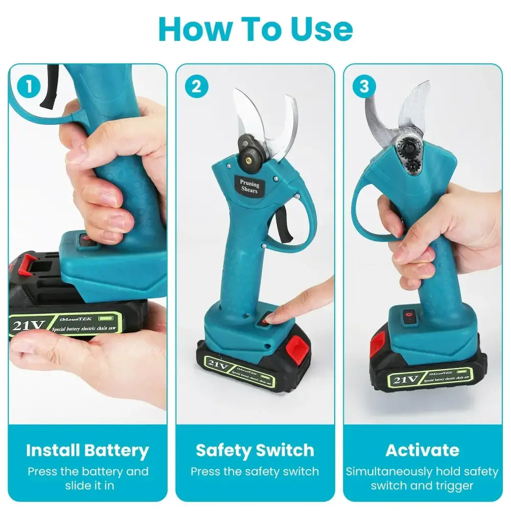 4-in-1 Cordless Brushless Pole Saw and Pruning Shear Kit