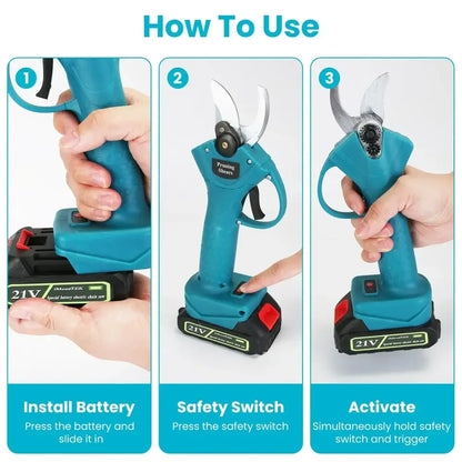 4-in-1 Cordless Brushless Pole Saw and Pruning Shear Kit