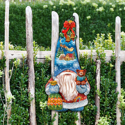 Christmas Gnome Holiday Door Decor by G. DeBrekht - Christmas Decor - 8611012H
