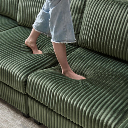 Convertible Sectional Sofa, Sleeper Oversized Living Room Lounge