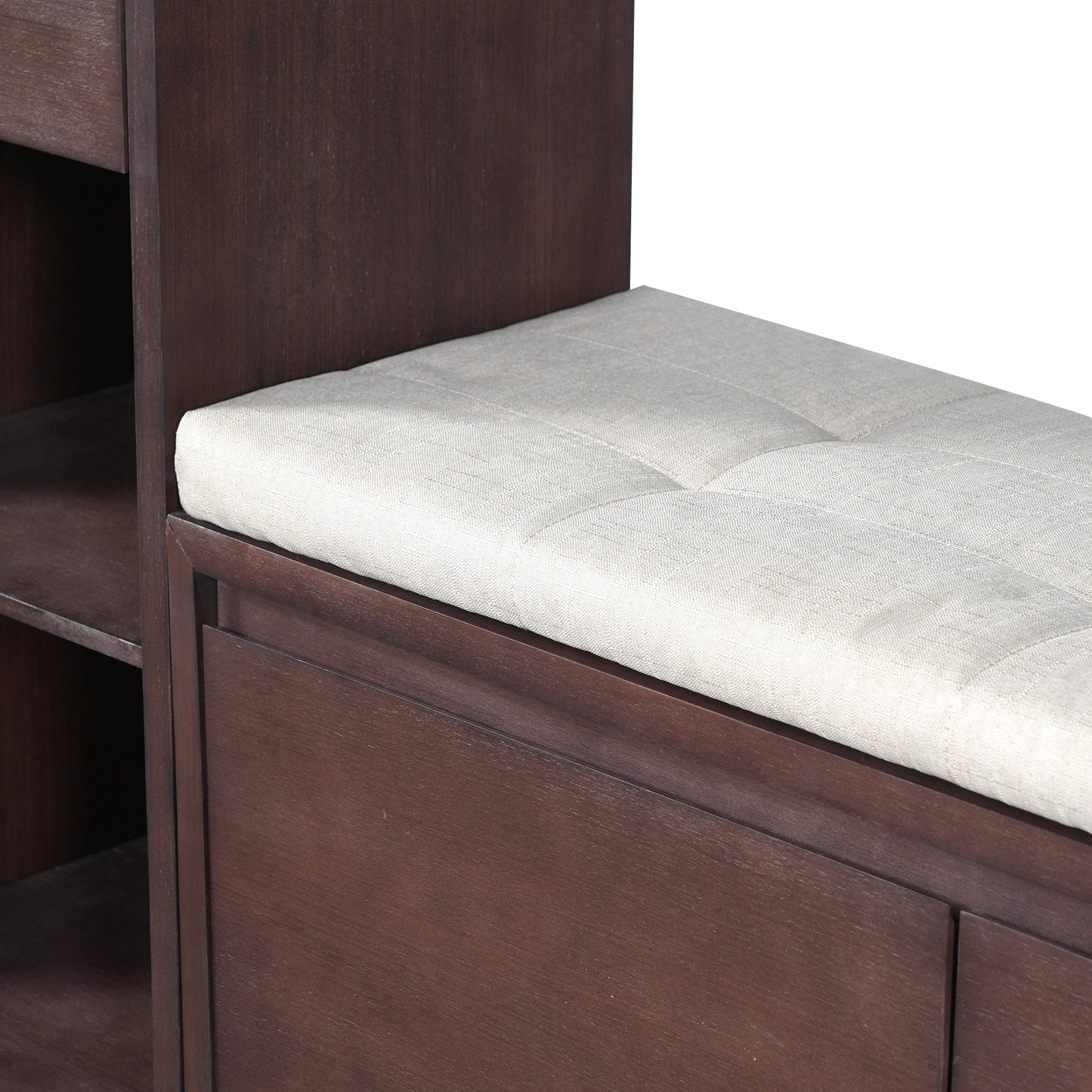 TREXM All-in-One Entryway Storage Bench