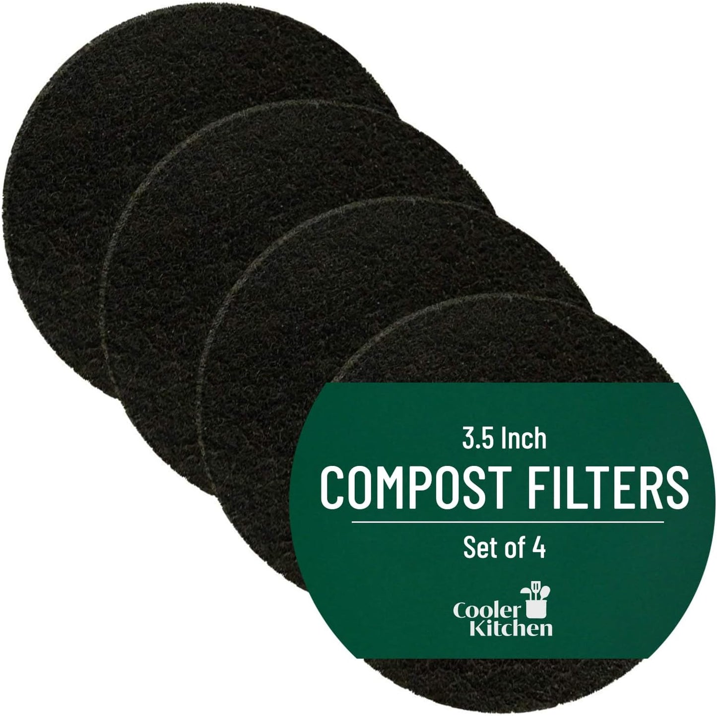 Charcoal Compost Bin Filters (4-Pack)