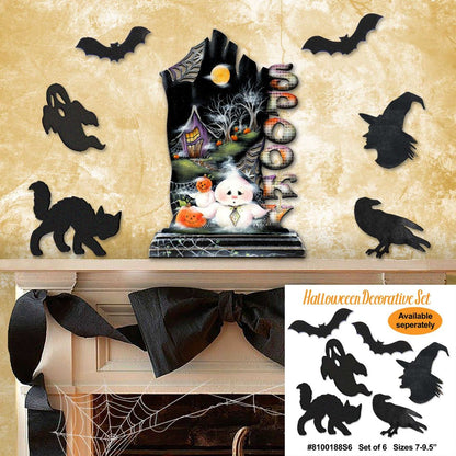 Not Too Spooky Halloween Door Decor by Jamie Mills-Price - Thanksgiving Halloween Decor - 8457408H