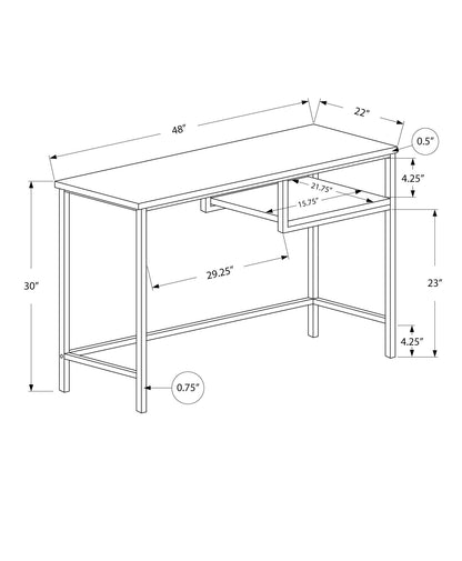 Computer Desk For Home Office, Compact Modern Design