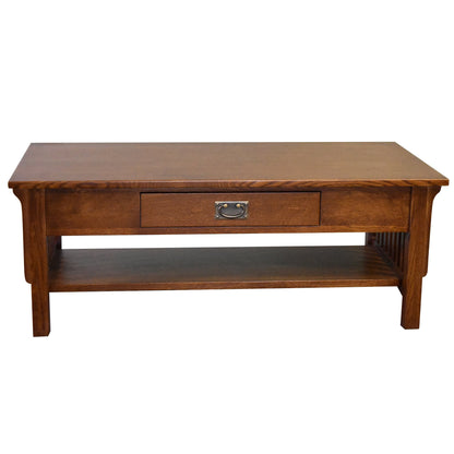 Mission Crofter Style 1 Drawer Coffee Table - Michael's Cherry