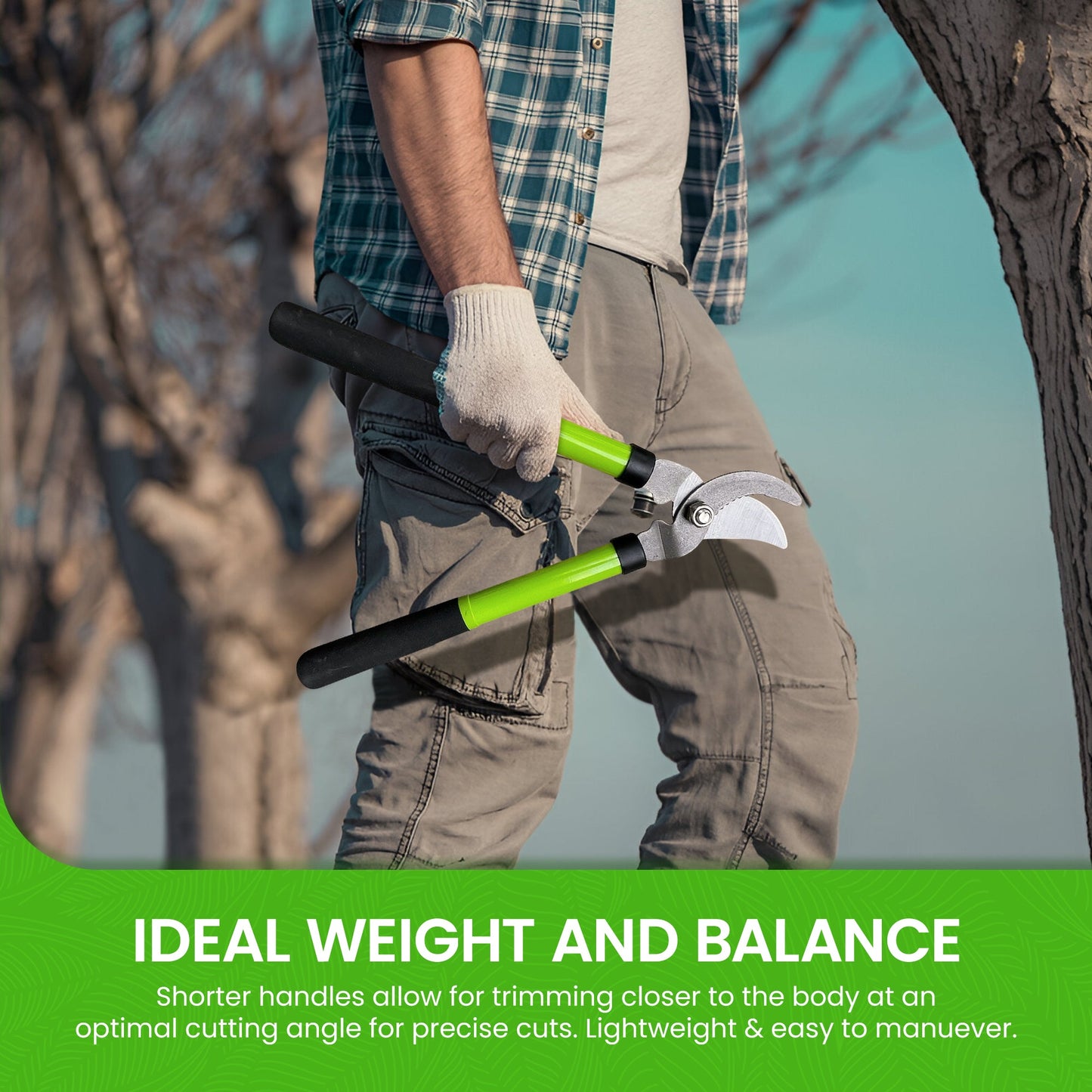 Garden Bypass Loppers Tree Trimmer Clipper