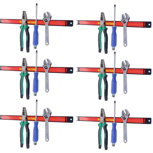 8 12 18 24 Magnetic Tool Holder Bar Organizer Racks for Connecting Strips Tools in the Garage and Workshop