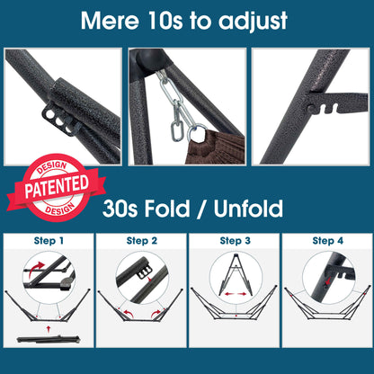 Original Collapsible Hammock with Stand