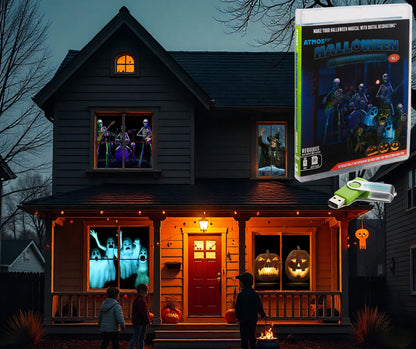 AtmosFX Halloween Hollusion Digital Decoration on USB