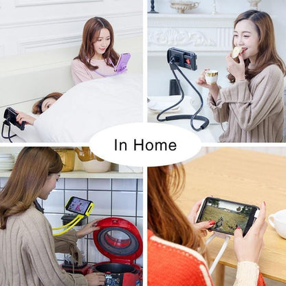 Universal Flexible Mobile Phone Holder Hanging Neck Lazy Necklace Bracket Bed 360 Degree Phones Holder Stand