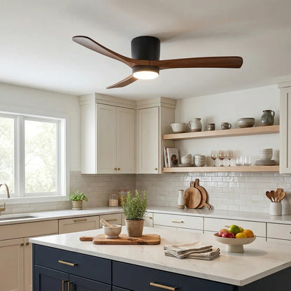 Nordic Propeller Wooden Ceiling Fan Light
