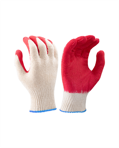 Kiwi Latex Palm Coated String Knit Work Gloves [50102]