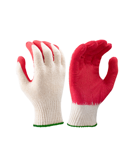 Kiwi Latex Palm Coated String Knit Work Gloves [50102]