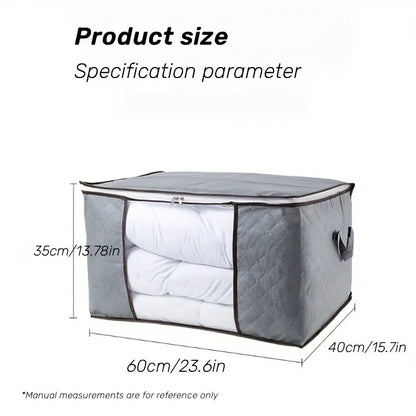 Extra Large Clothing & Quilt Storage Organizer Bag with Window