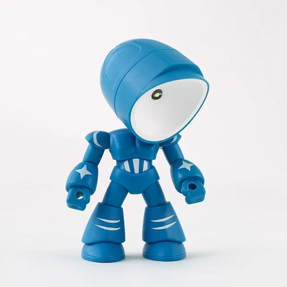 Mini Night Light LED Cartoon Hero Police Desktop Lamp | Cute Bedroom Decor for Kids
