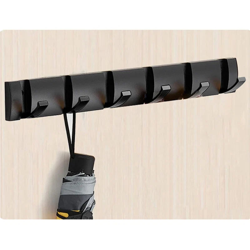 Coat Rack Wall Mount - Modern, Metal Wall Coat Rack Sturdy Wall Hook Rack Rail for Hanging Coat, Jacket, Clothes, Hat