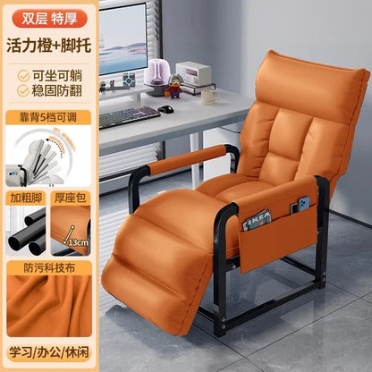 Folding Convertible Sofa Bed Recliner Lazy Armchair Single Sofa Lounge Chair Living Room Balcony Office Bedroom Home Furniture