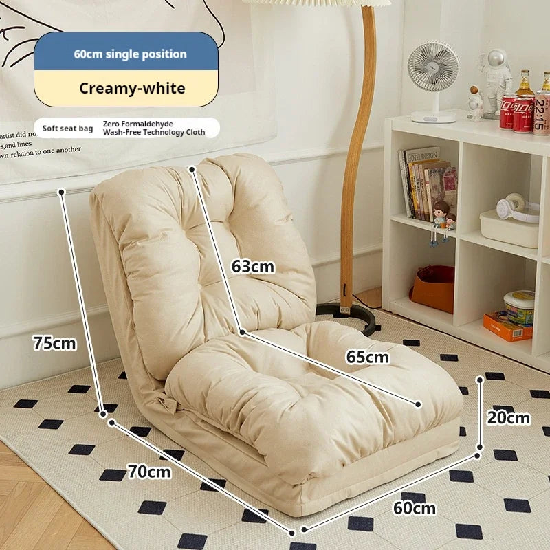 Foldable Lazy Sofa Bedroom Tatami Sets Bed Back Balcony Large Chair Foldable Chair Lounge Sofa Living Room Single Recliner 2025