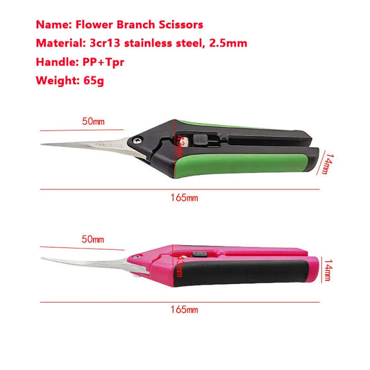 6.5 Inch Gardening Scissors Hand Pruner | Pruning Shears with Stainless Steel Blades