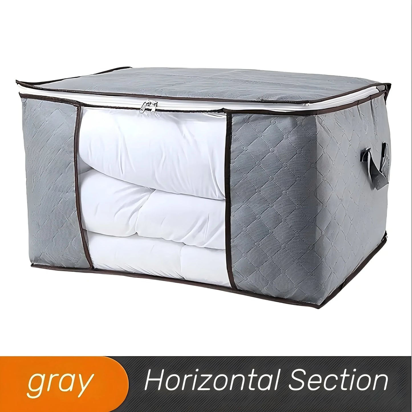 Extra Large Clothing & Quilt Storage Organizer Bag with Window