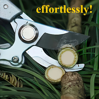 This gardening shear is super easy to use! A good helper for gardening, worry-free and practical gardening hinge and gardening