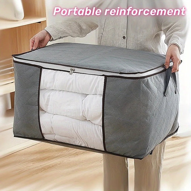 Extra Large Clothing & Quilt Storage Organizer Bag with Window