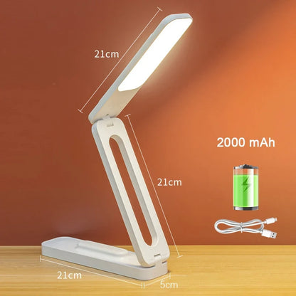 Reading Desktop Desk Lamp Multifunctional Folding  Lamp Infinite Dimming Eye Protection Bedroom Living Room Study Led Desk Light
