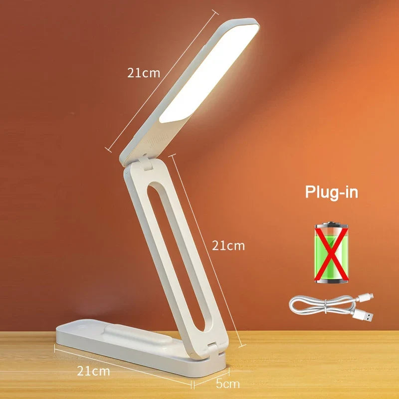Reading Desktop Desk Lamp Multifunctional Folding  Lamp Infinite Dimming Eye Protection Bedroom Living Room Study Led Desk Light