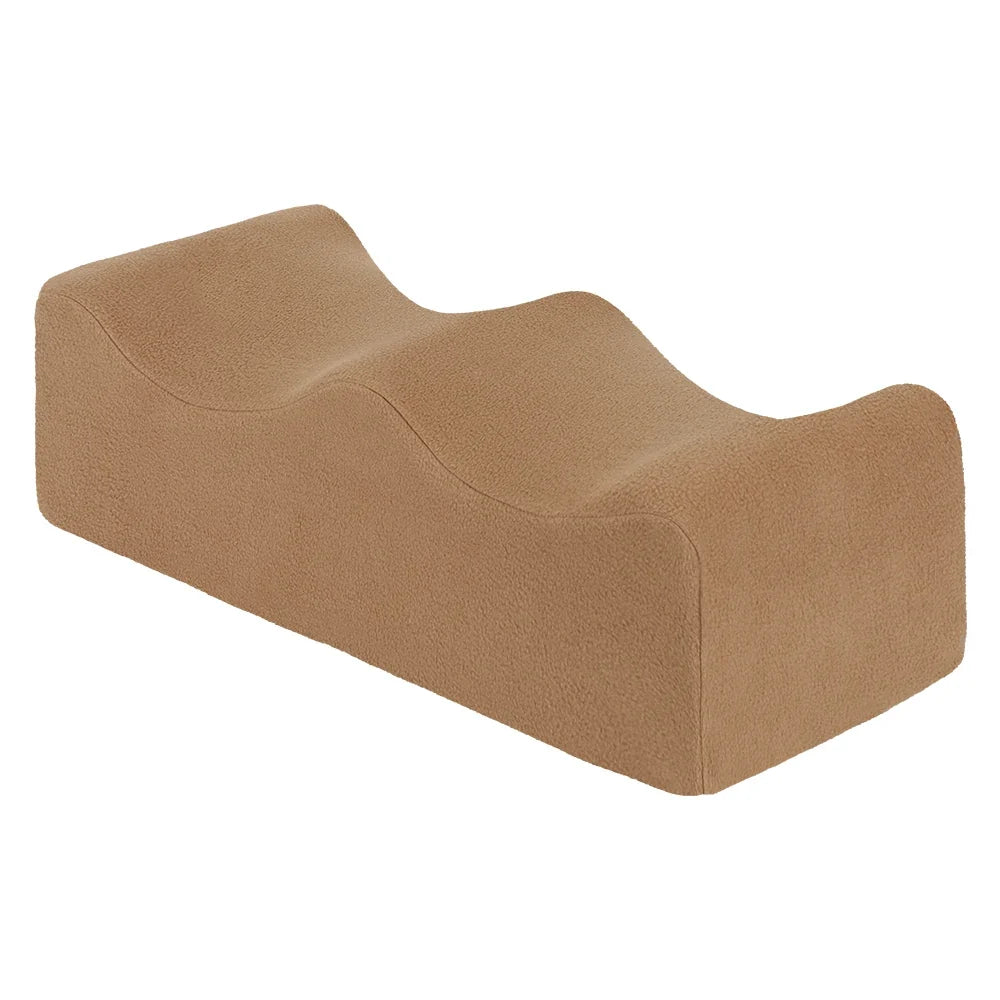 Leg Pillows, Relief Waist Pain Leg Cushion, Sleeping Leg Raiser for Bed, Sofa, Lounge Chairs, Bottom anti-slip & two Fixed Bands
