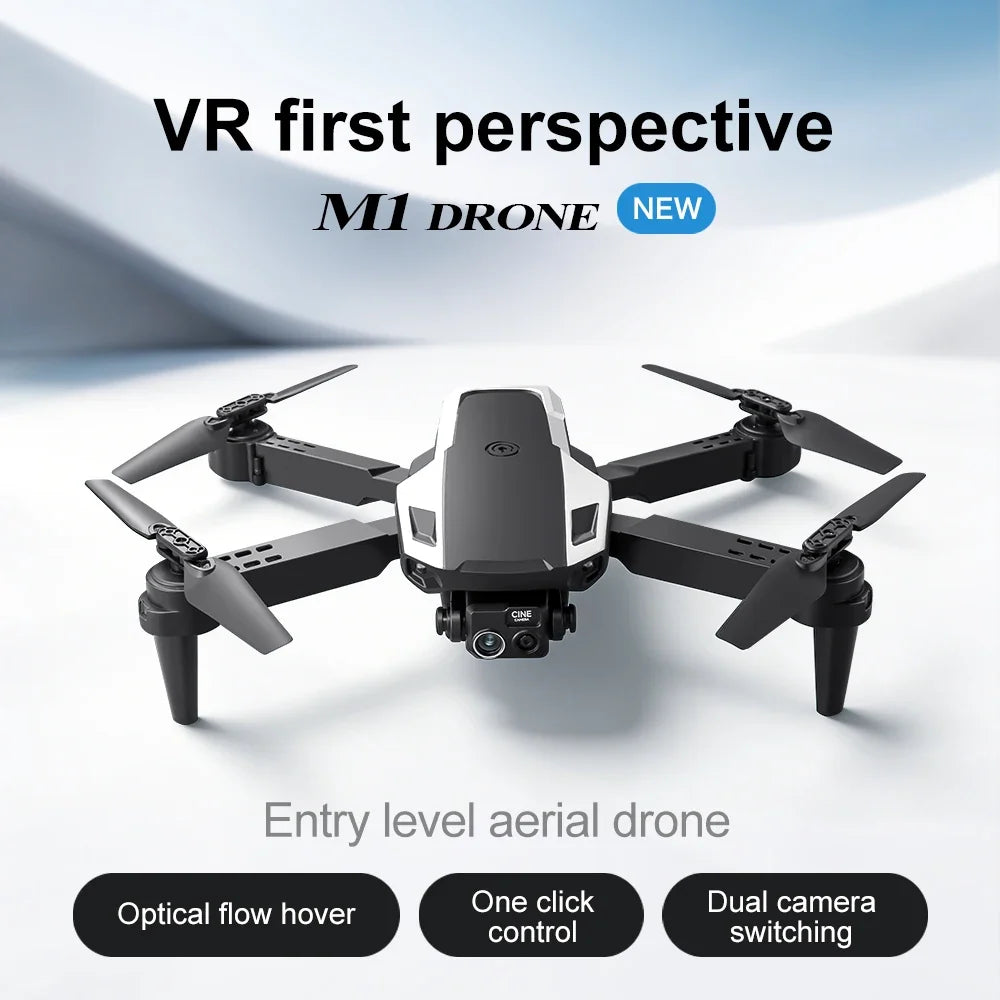 Lenovo M1 Foldable Drone HD Camera Optical Flow Positioning VR Glasses Portable RC Quadcopter Outdoor Aerial Aircraft