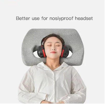 Memory Foam Pillow with Ear Hole
