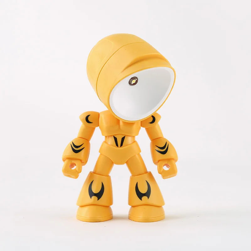 Mini Night Light LED Cartoon Hero Police Desktop Lamp | Cute Bedroom Decor for Kids