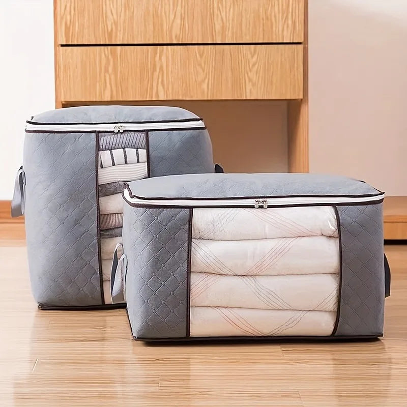 Extra Large Clothing & Quilt Storage Organizer Bag with Window
