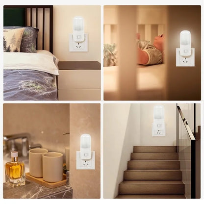 LED Night Light for Bedroom | Energy-Saving Plug-in Lamp for Kids, Living Room, Hallway