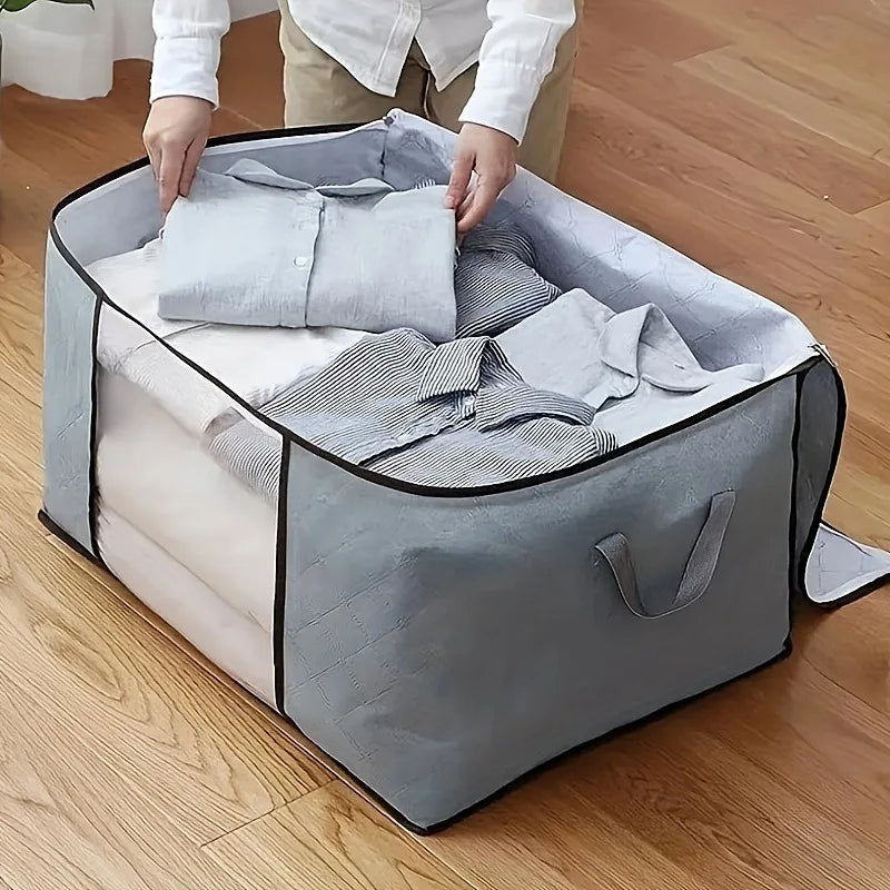 Extra Large Clothing & Quilt Storage Organizer Bag with Window