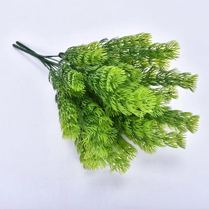Artificial Plant Small Boston Fern Green Grass Home Decoration Fake Plant Leaves Greenery Home Garden Party Wedding Decorations