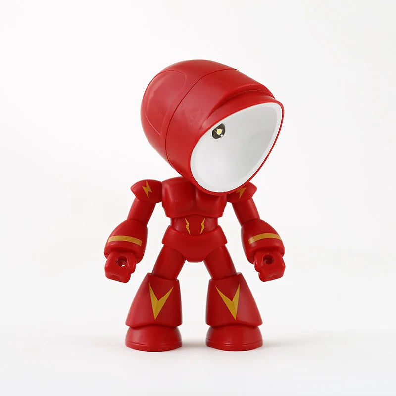 Mini Night Light LED Cartoon Hero Police Desktop Lamp | Cute Bedroom Decor for Kids